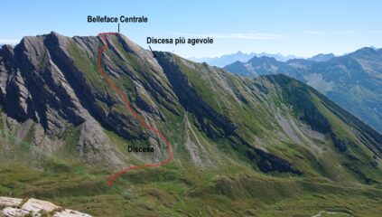 La nostra discesa, sconsigliabile.