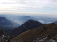La vista si apre sui laghi