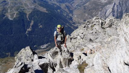Sul percorso di salita