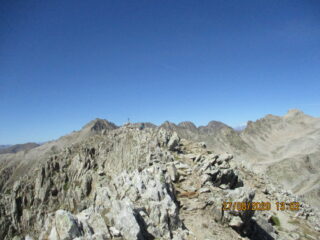 Arrivo in vetta ala Cima di Fremamorta