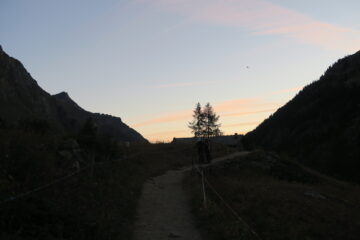 prime luci salendo al Benevolo