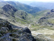 Panorama sul vallone Colombere.