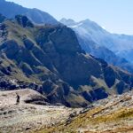 Tratti pedalabili della cresta verso il col tsa seche