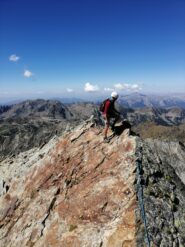 Ultimi facili passaggi prima della vetta