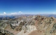 La cresta percorsa vista dalla seconda cima