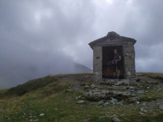 Sandro al pilone del colle La Roussa