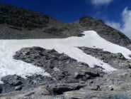 La selletta con il suo nevaio.