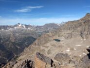 Panorama super,lago lliet,colle della terra e il laghetto a cui puntare per lasciare il sentiero,sia salita che discesa