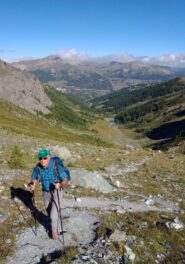 In salita verso il Passo S. Giacomo