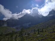 Latto ovest dalla Val Bregaglia venendo da Bondo