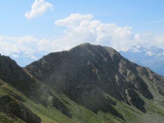 P.ta Fetita vista salendo, con Becca di Tos a sin. e Paramont a ds.