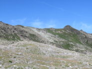 Verso la cresta con la piccola vetta