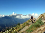Tratto ciclabile dopo il ripidone del Selleries