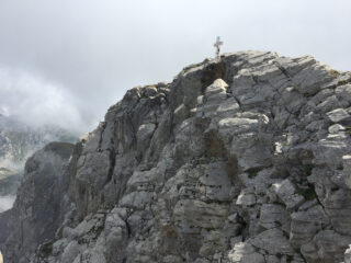 La parete Nord a strapiombo