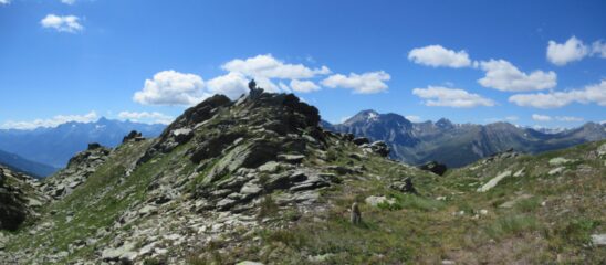 In vetta al Monte Paglietta
