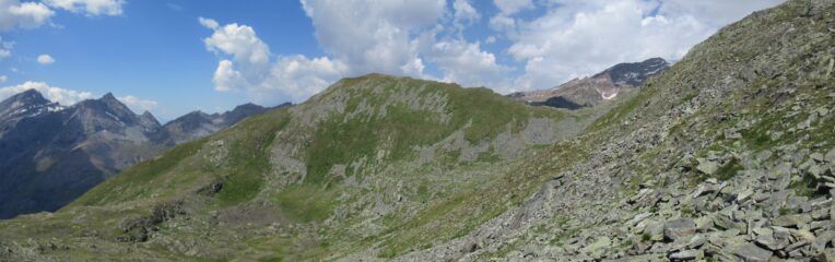 La pietraia da attraversare