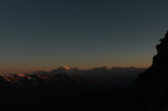 Alba sul massiccio del Bianco