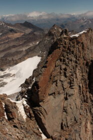 Guardando indietro sul primo tratto roccioso