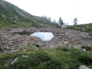 Il laghetto quasi prosciugato