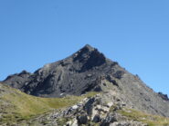 sulla destra la cresta di salita