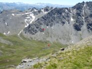 scendendo verso bivacco e caserma