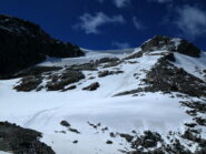 Il primo tratto della salita verso il Sasso nero