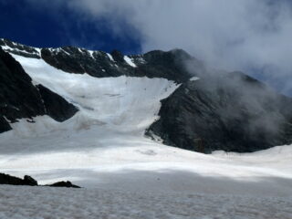 condizioni del pendio finale verso il rifugio