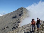 la cresta sud dell'Albergian appena scesa