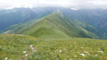 Il Passo della Garbella salendo al Pianard