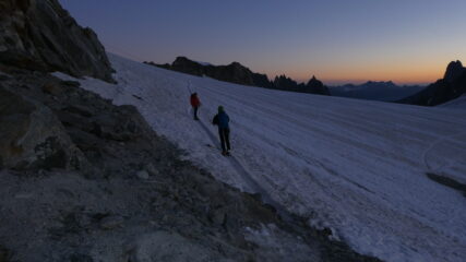 salendo verso il Col du Flambeau