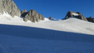 salendo verso il Col du Gros Rognon