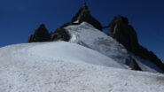 salendo verso l'Aiguille du Midi e la cresta finale