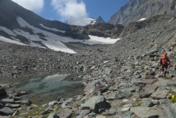 Verso il nevaio sotto il colle