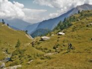 Prima del traverso esposto sulla sx. orografica del vallone