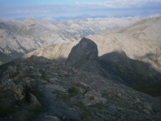 in discesa verso Le Rouchon