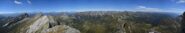 Panorama di vetta dal Rosa alla Valle Onsernone