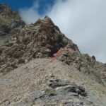 Inizio salita dal colle