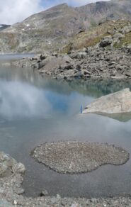 Il sentiero prosegue sott'acqua