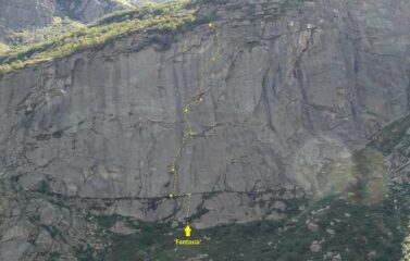 Il tracciato della via 'Fantasia' allo Specchio di Iside, Sea