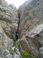 Si inizia ad entrare nel camino!