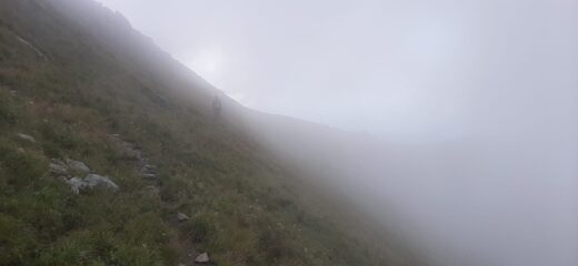 Nebbia verso Punta del Rous