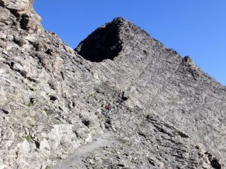 Verso la cima