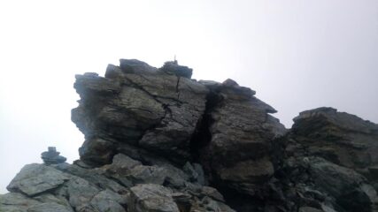 Punto culminante delle Rocce Founs (si risale da dietro)