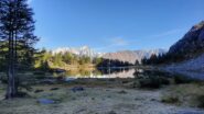 il lago di Arpy e le Grandes Jorasses