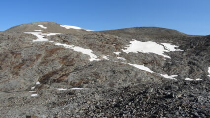 salita dall'ultimo laghetto 