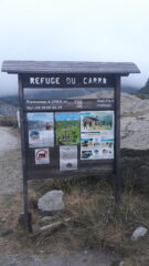 Indicazioni per Rifugio del Carro a L'Ecot (subito dopo il parcheggio)