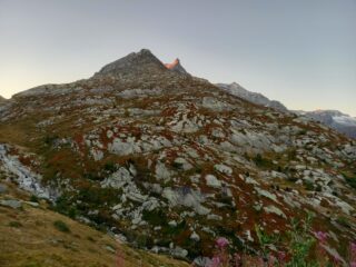Primo sole su Denti e Rocca d'Ambin 