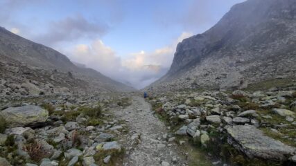 Scendendo verso il Pian del Re