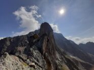 Il Corno Stella visto dalla cima.