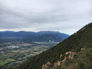 Sulla cresta di salita
